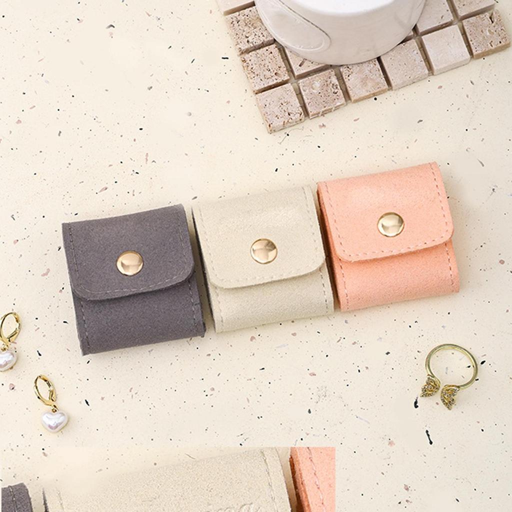 Jewelry Travel Bag Folding Jewelry Organizer Travel Case Women Girls Compact Container Magnetic Closure for Rings Earrings