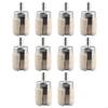 10 Replacement Fuels Filters 3/16" Straight Fit For 5mm Fuels Line 2 Strokes Outdoor Power Equipment