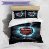 3pcs Duvet Cover Set (1*Duvet Cover + 2*Pillowcase, Without Core),football team.C Print Bedding Set, Bedroom Decor, All‑Season, Birthday Gift