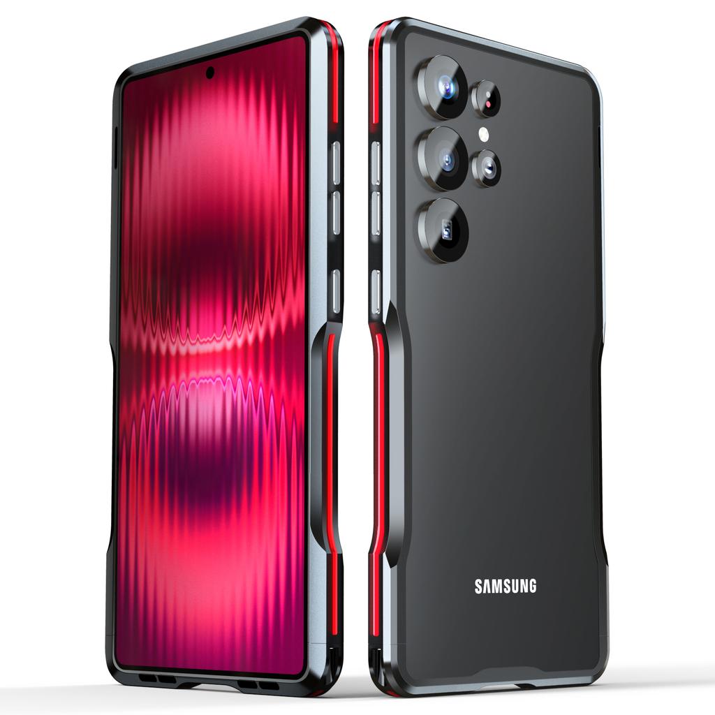 LUPHIE Για Samsung Galaxy S25 Ultra Θήκη Μεταλλικό Πλαίσιο Προφυλακτήρα Αντικραδσμική Κάλυψη Τηλεφώνου