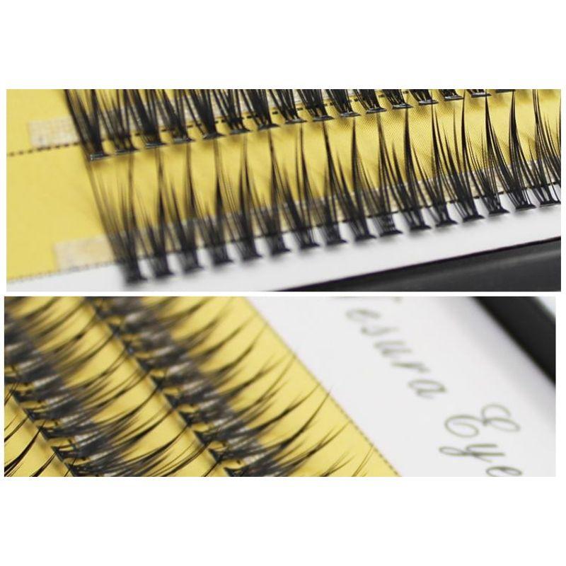 LuxeFlutter - Natural Wispy Cluster False Eyelashes