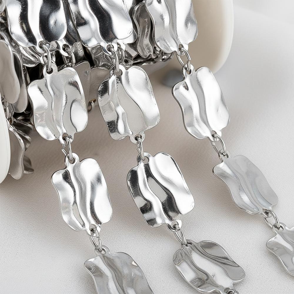 

1 Meter Stainless Steel 12.5x19mm Square Link Chains for Jewelry Making Gold Plated Link Chain DIY Necklaces Bracelets Wholesale 1meter