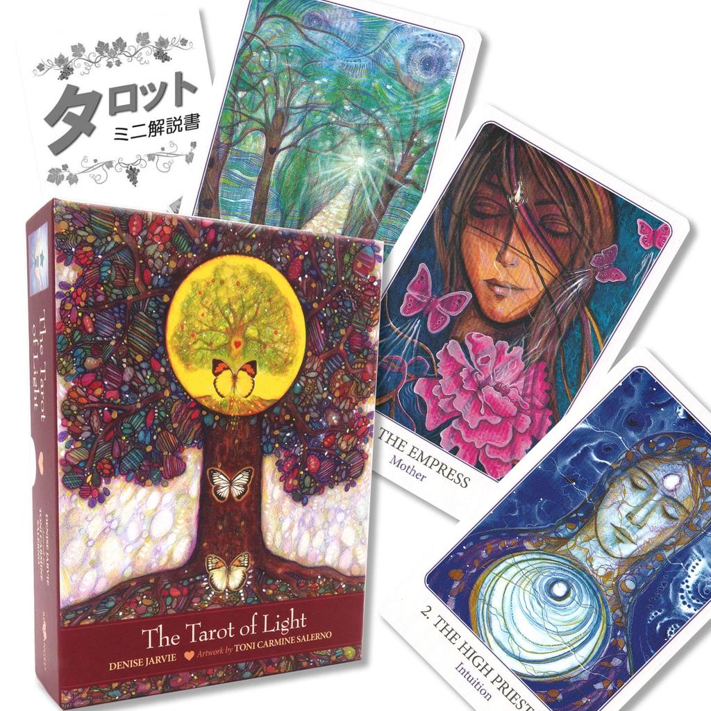The Tarot of Light Tarot Reading Instructions Instruction Manual Authentic Tarot Cards (Japanese Included) (78 Cards)