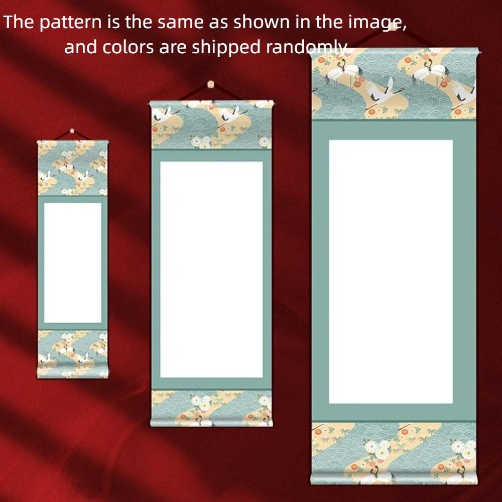 Painting Drawing Paper Blank Hanging Blank Scroll Calligraphy Paintings Mounting Scroll  Buddhists