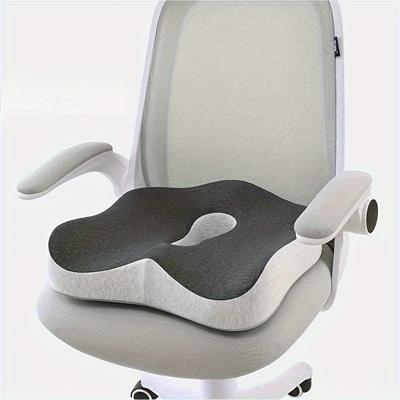 Seat Cushion For Long Sitting Hours On Office/Home Chair, Car, Wheelchair -Memory Foam For Hip, Tailbone, Coccyx, Sciatica