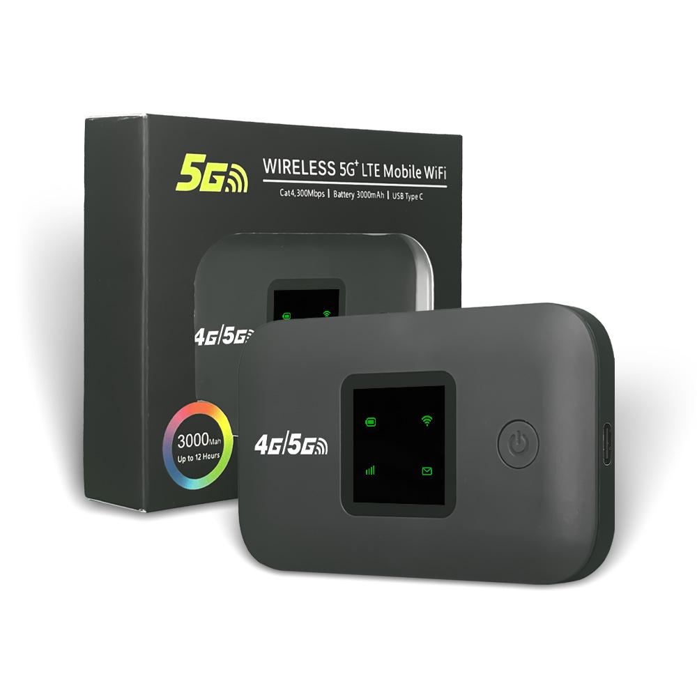 4G Portable WiFi Router with SIM Slot, 3000mAh Battery, Colorful Lights - Cambodia Series