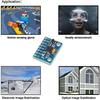 AITRIP 5 Pcs GY-521 MPU-6050 MPU6050 Module,6 DOF MPU-6050 3 Axis Accelerometer Gyroscope Sensor Module 16Bit AD Converter Data Output IIC I2C DIY