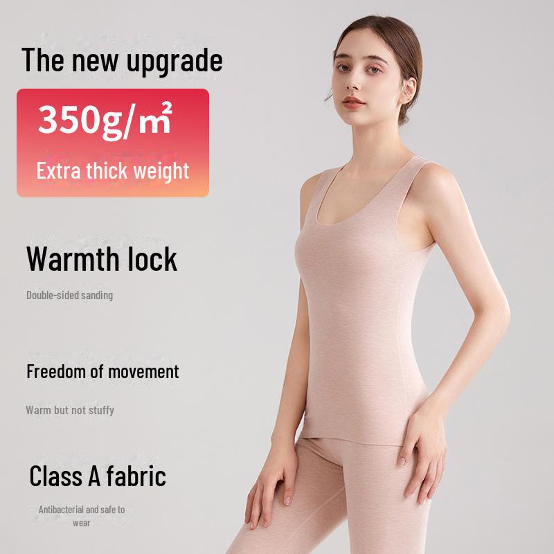 [Clasa A] Vestă caldă din catifea germană pentru femei - 7A Antibacteriană Mătase cașmir, Strat de bază îngroșat