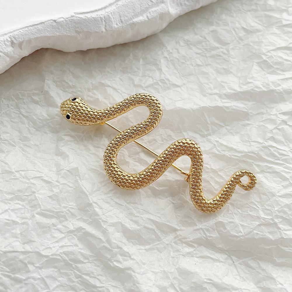 Unique Design Silver Color Snake Brooches for Women Men Unisex Full of Rhinestone Metal Snake Animal Luxury Pins Badge Jewelry