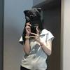 Cosplay Cats Ear Baseball Hat for Teens Girl Women Funny Ear Hat Y2K Hiphop Hat All Matching Sun Hat Halloween Headpiece