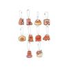 Acrylic Cute Capybara Keychain: Cartoon Bag Pendant & Beaded Chain Student Gift