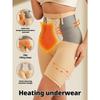 Pantalones Cortos Térmicos Cálidos sin Costuras de Cintura Alta para Control de Barriga Postparto, Pantalones de Ropa Interior Moldeadora para Mujer Boxer Levanta Glúteos