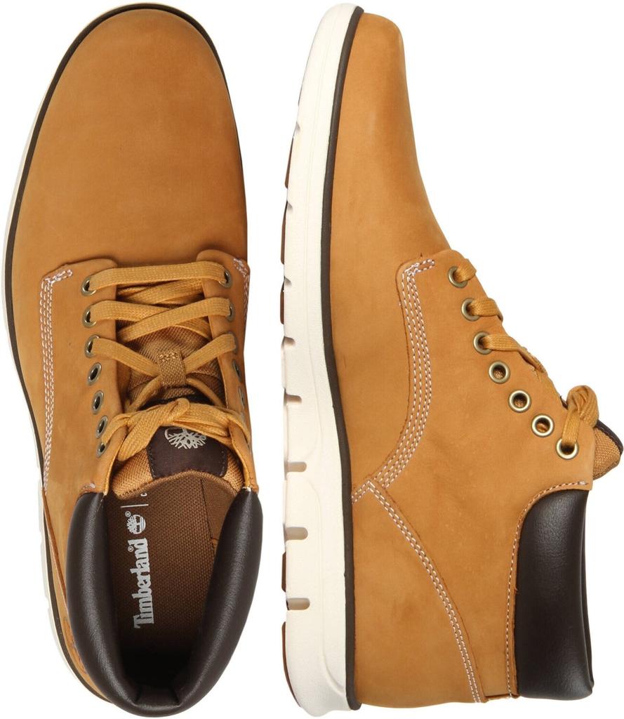 Timberland Bradstreet Chukka Leather Boots Wheat Nubuck