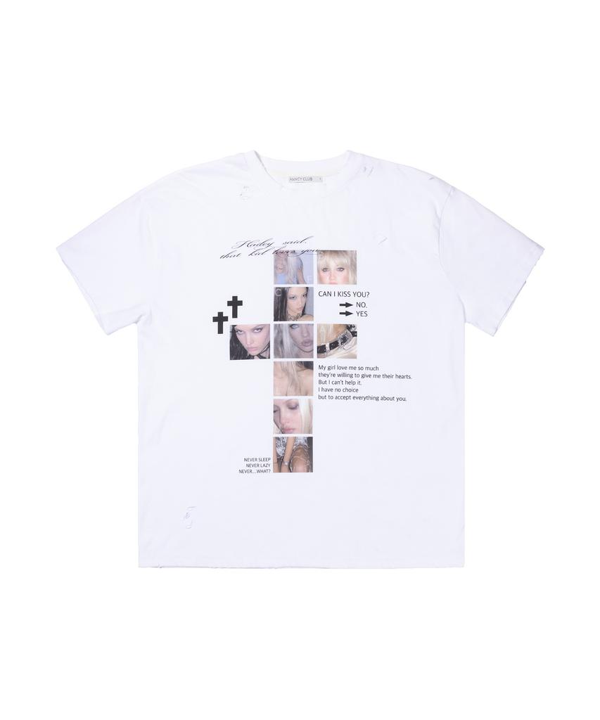 FANCY CLUB Damage Fearless Tee (White) F26Qb050