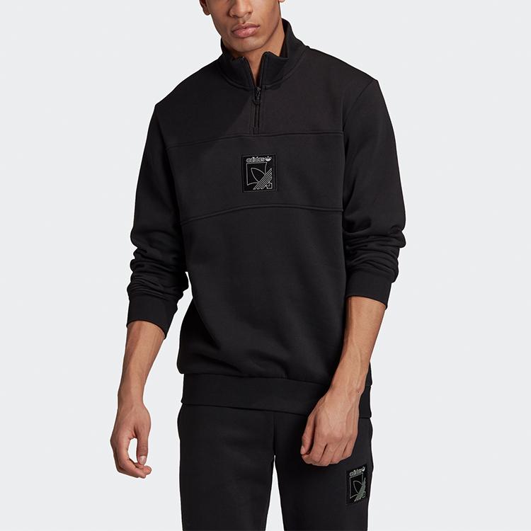 Adidas Originals Sprt Icon Qztt Sweatshirt Men Tops Black GD5821