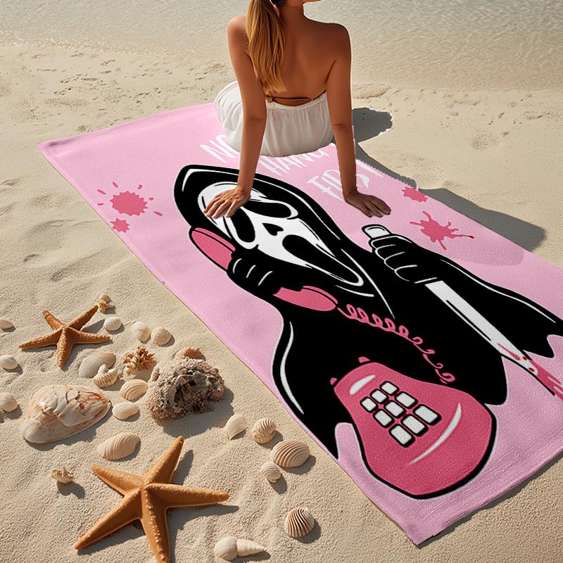 Scr-eam Horror Movie Beach Towel, Super Soft Microfiber, Gift for Her/Him, Birthday, for Pool, Beach, Travel, Home Decor Fan gifts