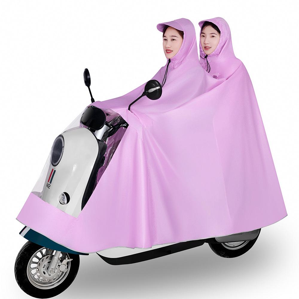 Unisex Full-Body Rain Cape for Electric Scooter or Motorcycle Riders