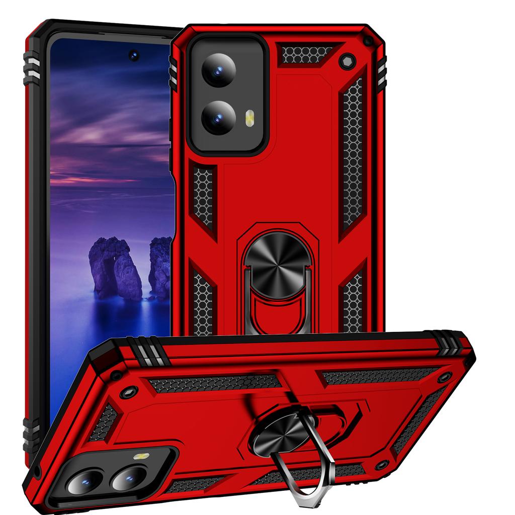 For Motorola Moto G Play 5G (2024) Case PC+TPU Anti-drop Phone Back Cover with Kickstand