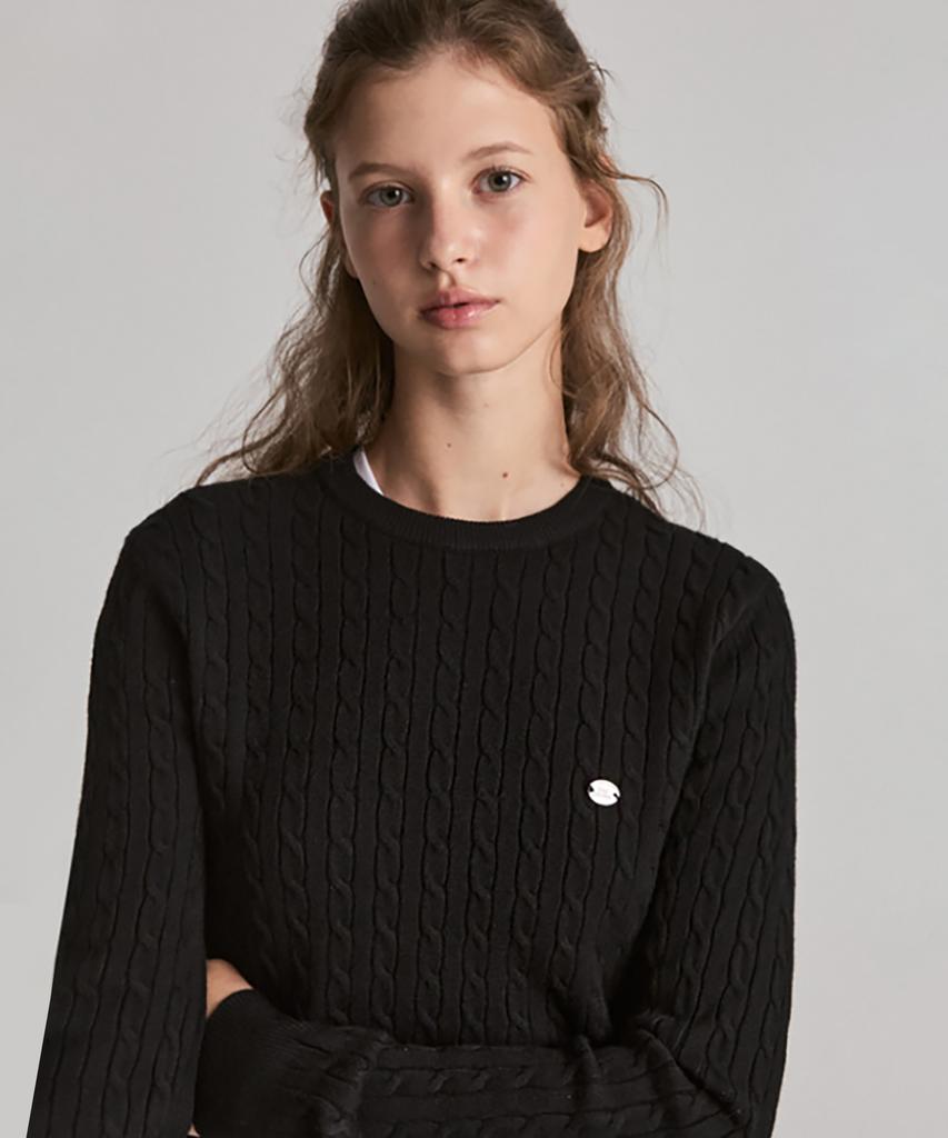 LESATELIER Noah Cable Knit (Black)