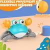 Crawling Crab Toys Light Music Crawling Fun Toys Electric Induction Escape Toy Pets Electronic Interactive Toy for Dogs and Cats