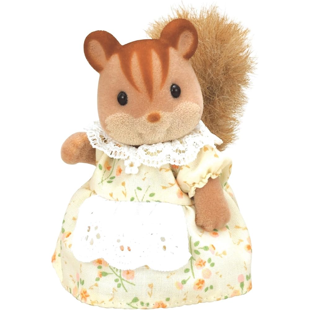Sylvanian Families Walnut Squirrel Family Mother Doll 3+ Toy for Dollhouse EPOCH