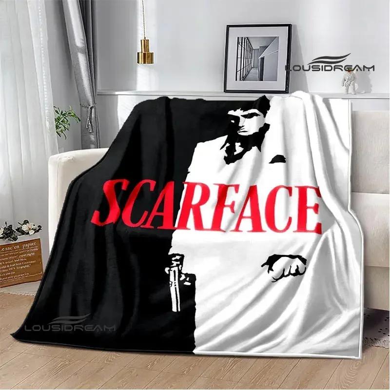 Classic movie Scarface Polyna blankets bed with a blanket to warm the beautiful blanket home travel blankets birthday gift
