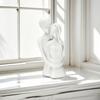 Modern Abstract Sculptures Resin Kissings Lover Figurines Statue Centerpieces for Living Room Office Home Decorations