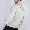 Nike Fleece Drawstring Pullover Hoodie Men Tops Grey CD6393-050