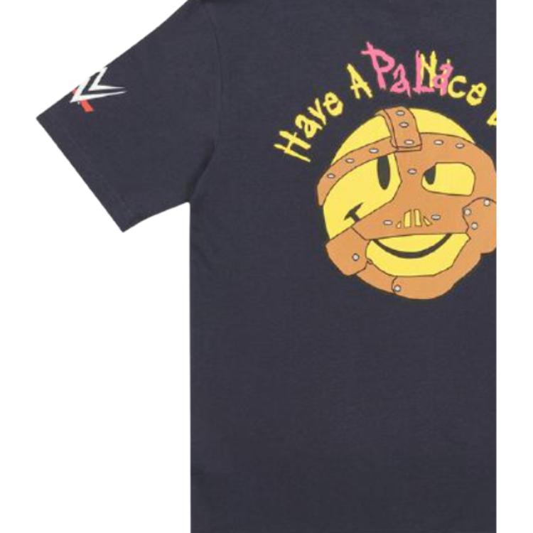 Palace X WWE Nice Day T-Shirt Navy Unisex Tops Blue P22TS461