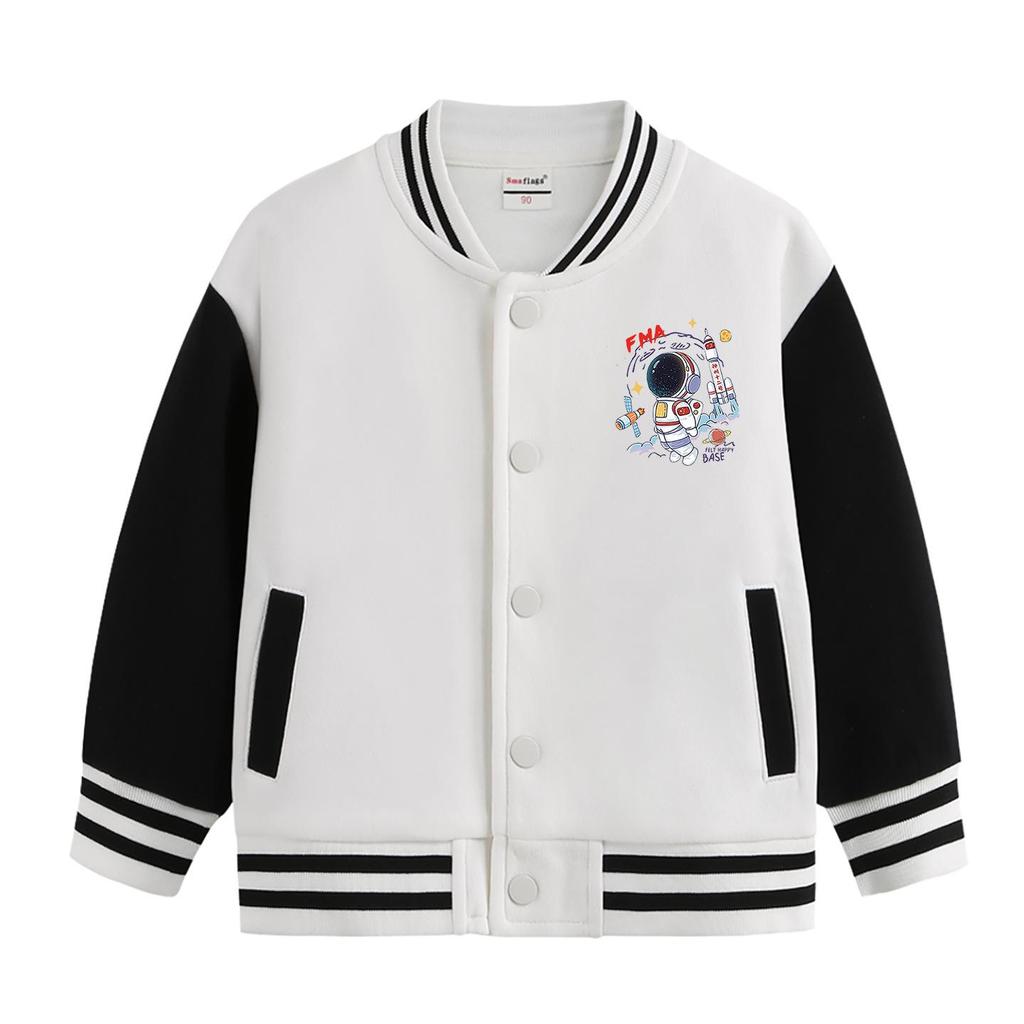 Stilvolle Baseballjacke für Jungen für Herbst & Winter - 2026 Neue Mode für mittelgroße bis große Kinder
