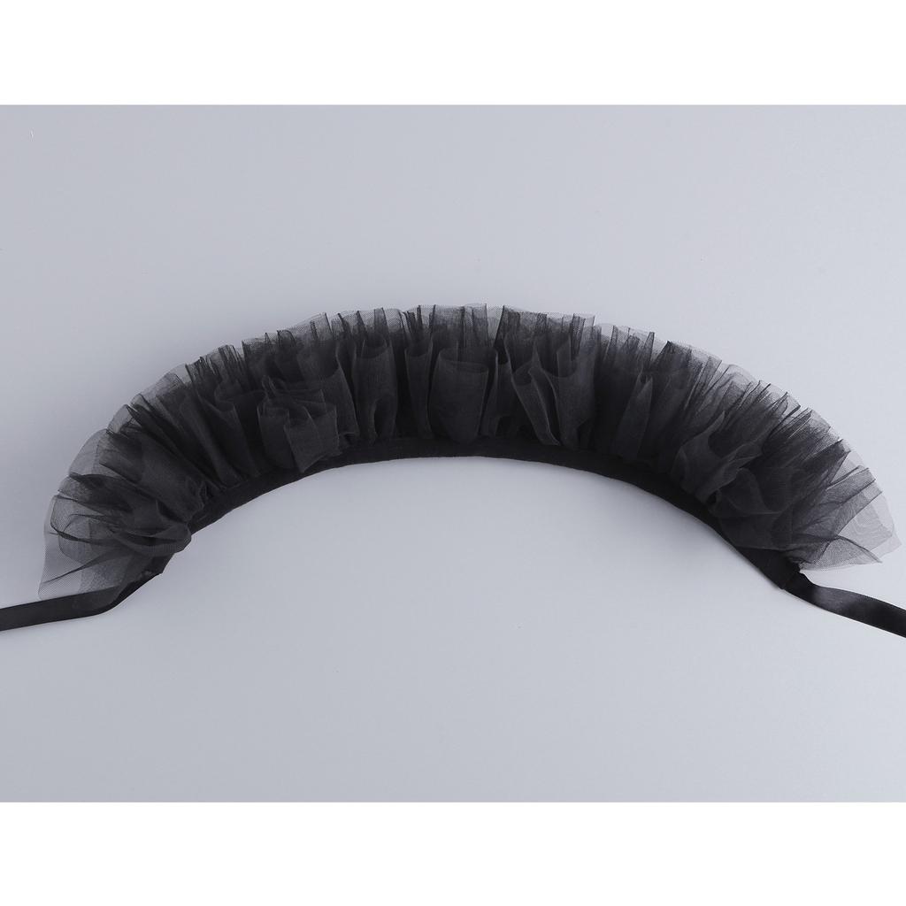 Detachable Ruff Collar Decorative Puff Collar for Costume Masquerades Party Cosplay Accessory Evening Dress Neckwear