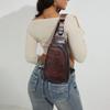 Bolsa Transversal Pequena Estilo Boho Ocidental Feminina com Alça Única Bolsa de Peito Bolsa Feminina