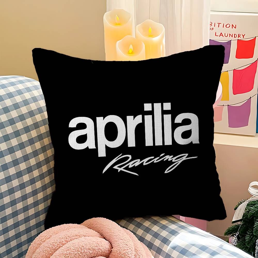 AApriliaS Logo Cushion Cover Car Throw Pillow Case For Sofa Car Christmas Gift Xcm Xcm