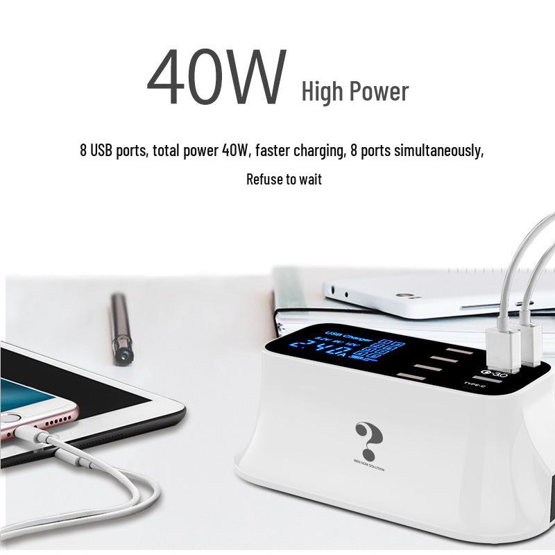 High-Speed Multi-Port USB Charger for Huawei, Vivo, and Apple