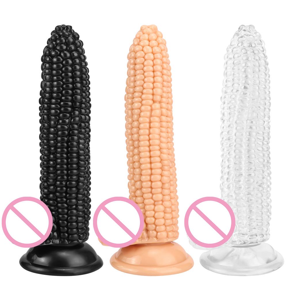 Simulated Corn-Shaped G-Spot and Anal Stimulator