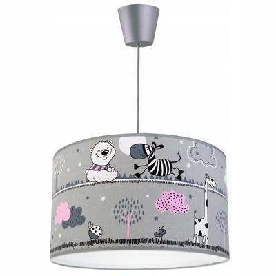 Závesná lampa do podkrovia pre deti, LED tienidlo