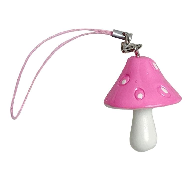 Fun Mushroom Shaped Keychain User Friendly Material Multiple Colors Versatile Decoration For Teens Adults