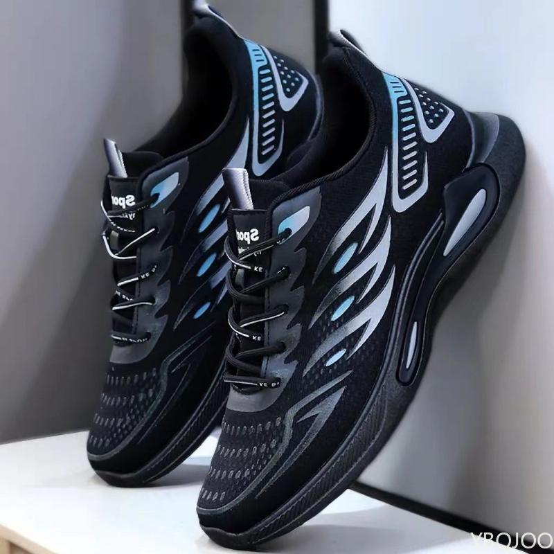 Chaussures de Sport Tendance en Maille pour Homme Nouvelle Mode Décontractées à Semelle Souple Confortables pour la Course Chaussures Simples Baskets Zapatillas De Deporte