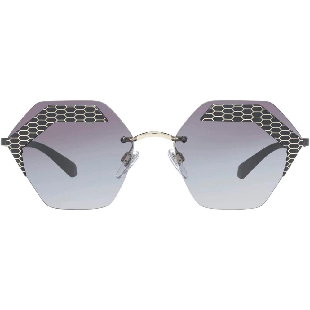 

Солнцезащитные очки Bvlgari 0BV6103 20288G с геометрическим рисунком, мульти