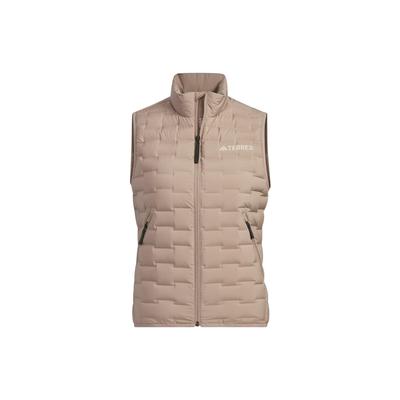 Goose Down Woven Baffle Vest 800 Fill Solid Color Logo Outdoor Sports Down Vest Women Vests Pink Brown IT8692