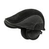 Warm Cap for Middle-Aged and Elderly Men's Winter Ear Protection Beret Peaked Cap