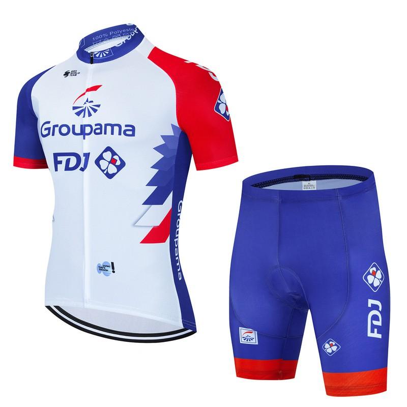 Unisex Cycling Jersey Shorts Set Quick-Dry Mountain Road Bike Apparel Breathable Performance Wear
