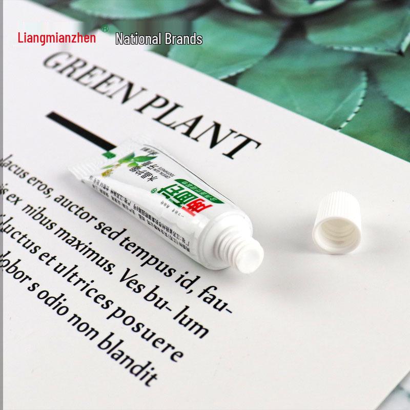 Disposable 3g Toothpaste for Gum Protection with Lid - Ideal for Bath Travel, Hotel, Guest House