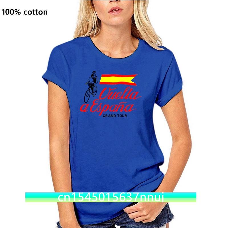 Nové tričko Vuelta A Espana s potiskem pro pánské vintage španělské cyklistické tričko s motivem Grand Tour ve Španělsku
