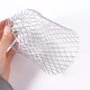 4pcs Silver Gutter Filter Mesh Eaves Roof Drainage Pipe Strainer Floor Drain Filter  Downspout Cover