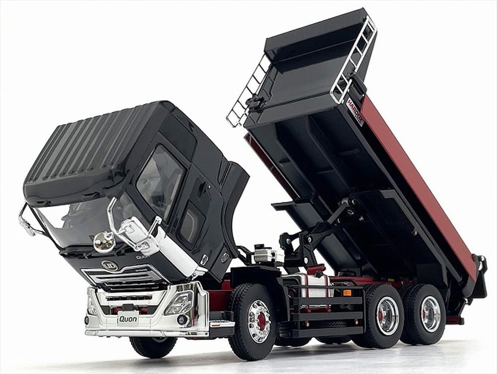 Kyosho Original 1/43 UD TRUCKS QUON KYOKUTO Dump Truck (Black Metallic) Finished Product KS03940BK