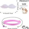 Lovely Adjustable Plush Wings Cat Collar Solid Color Soft Pet Collar Lightweight Not Tight Nor Loose Pet Dressing Pet Beauty