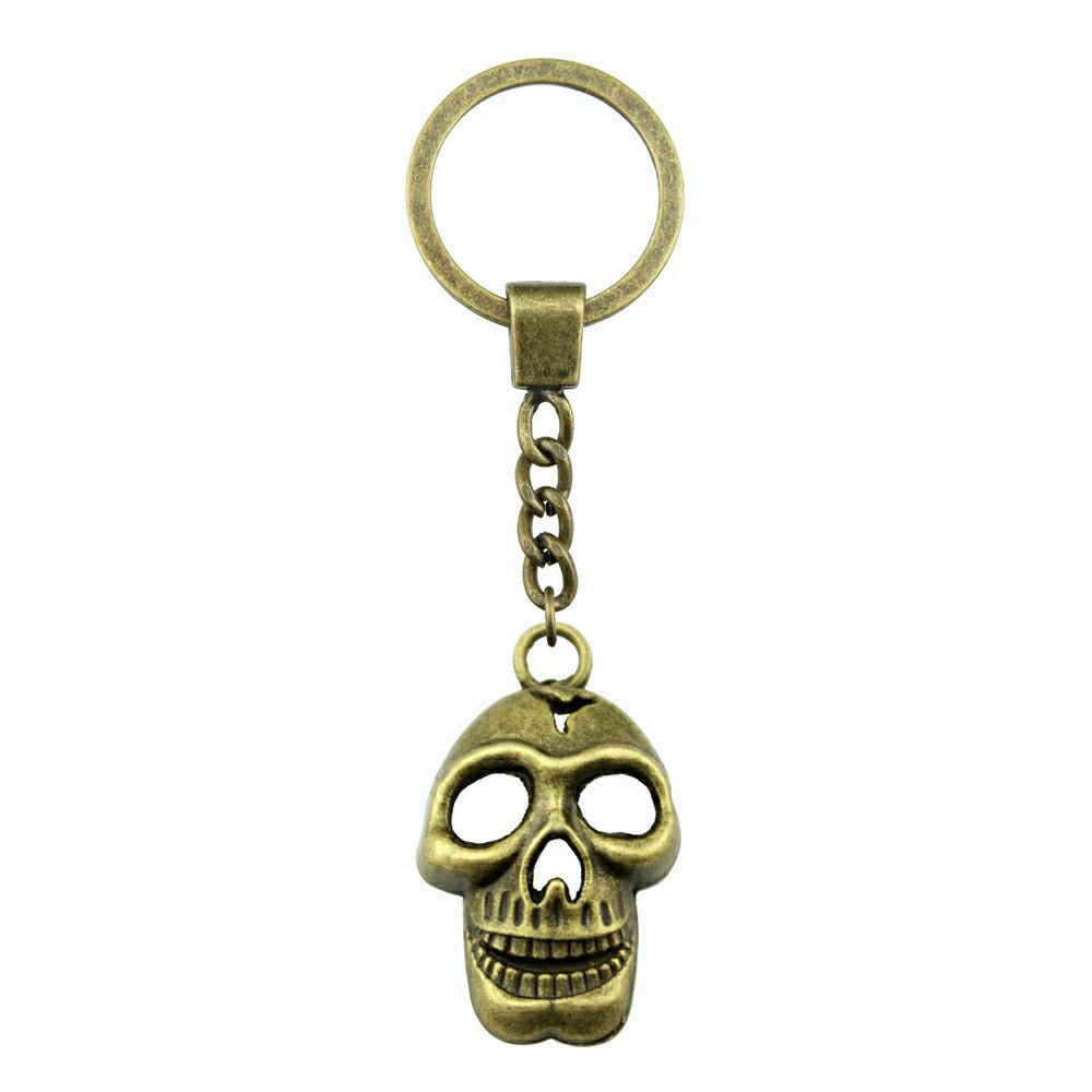 Gothic Floral Cross Keychain Religious Theme Pendant Key Ring 30mm Ring