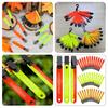 12Pcs/pack Reflective Trail Markers High Visibility Trail Markers Reflective Trail Marker Clip for Tree Stand Hunting