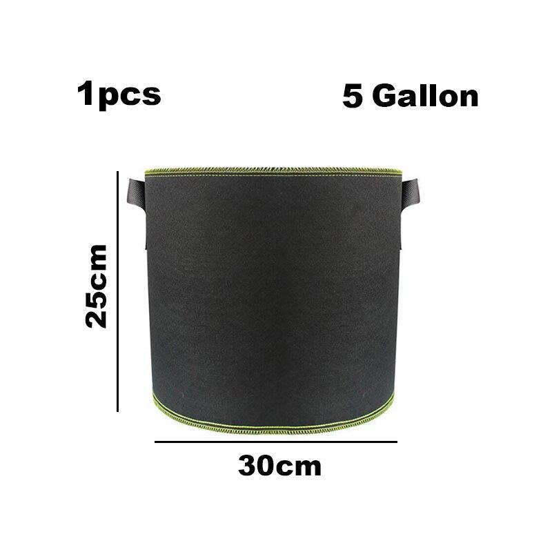 Fabric Potato Plant Flower Pots Grow Bags Flowr Flowerpot Fruit Plante Tools Garden Growing Vegetable Veg Planting